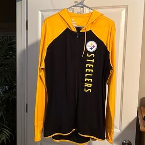 Pittsburgh Steelers Fanatics full zip hoodie.